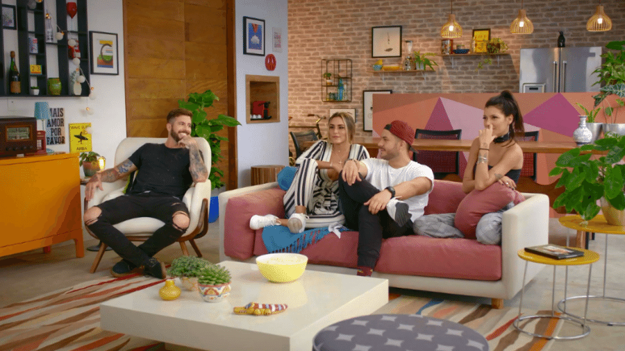 No primeiro episódio do "De Férias com o Ex - A Treta Não Tira Férias" terá Claudio, Stephanie, João e Gabi Prado - Divulgação/MTV