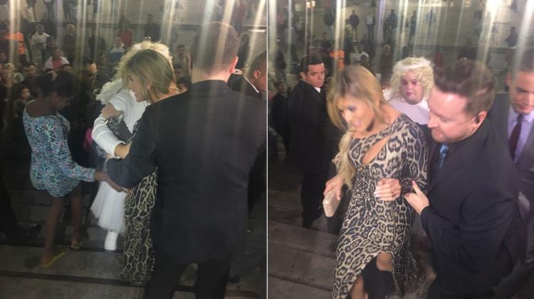 Lívia Andrade causa tumulto em casamento de Lexa e Guimê na Catedral da Sé, em São Paulo - Montagem/Gisele Alquas/UOL - Montagem/Gisele Alquas/UOL