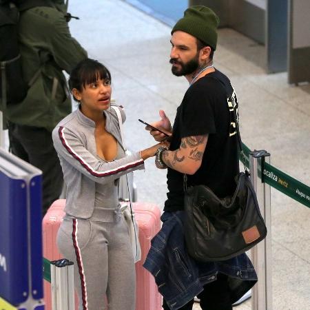 Campeã do "BBB18", Gleici Damasceno com namorado, Wagner Santiago, no Rio - André Freitas/AgNews