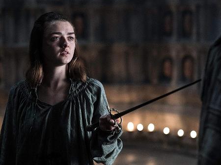 Maisie Williams é Arya Stark em "Game of Thrones", da HBO - Reprodução