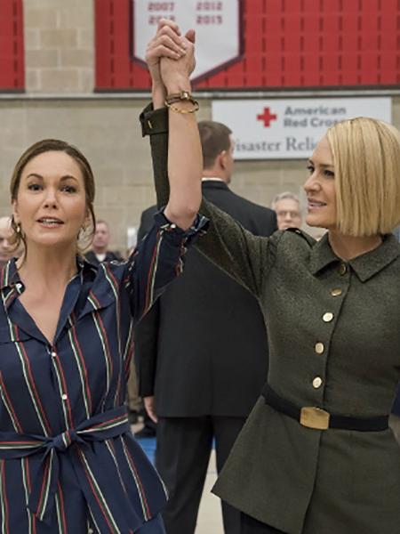 As atrizes Diane Lane e Robin Wright em cena da última temporada de "House of Cards" - Divulgação - Divulgação