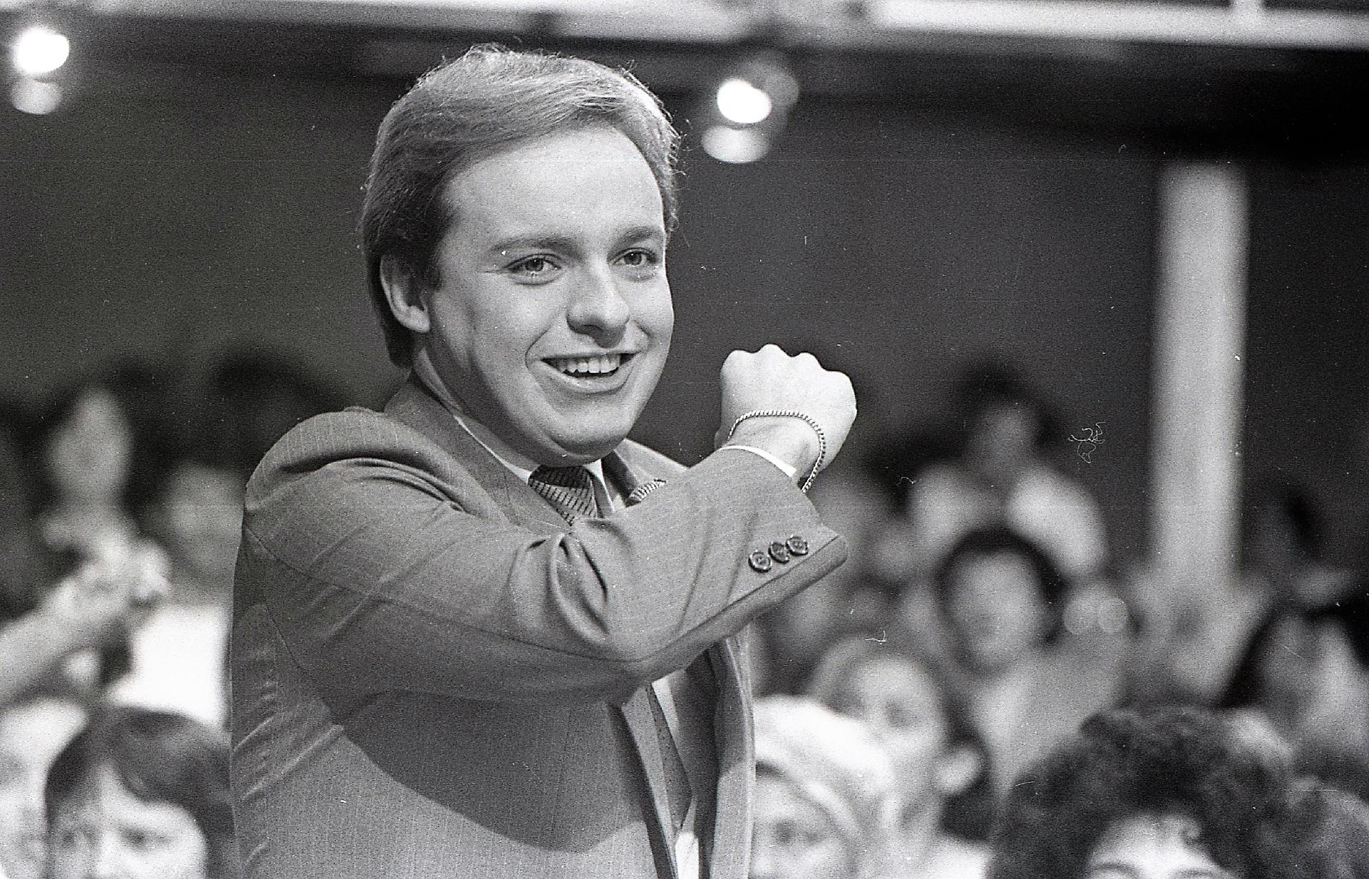 Programa "Viva a Noite" em outubro de 1983 - Dentinho Oliveira/SBT