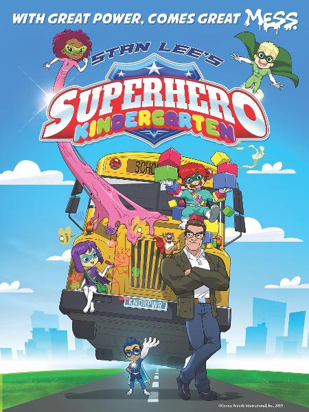 Pôster promocional de "Superhero Kindergarten" - Divulgação - Divulgação