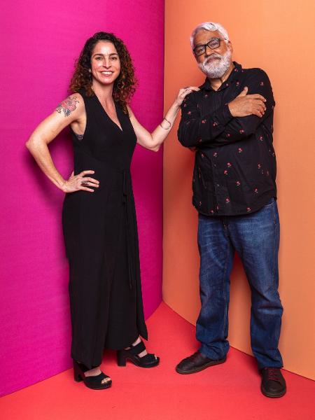 Rosane Svartman e Paulo Halm, autores de "Bom Sucesso"  - João Cotta/TV Globo