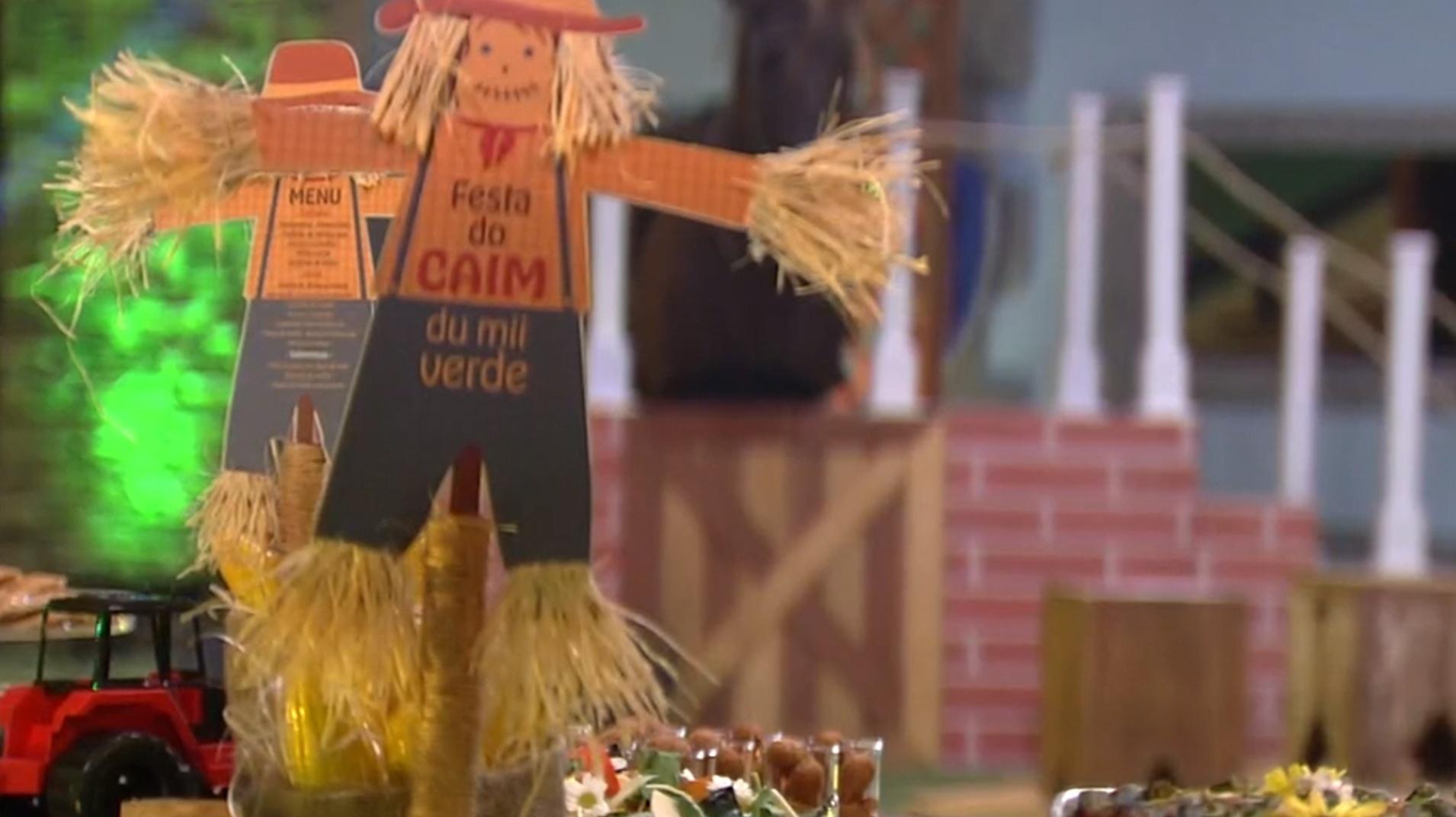 BBB 21: decoração da festa do líder - Reprodução/ Globoplay