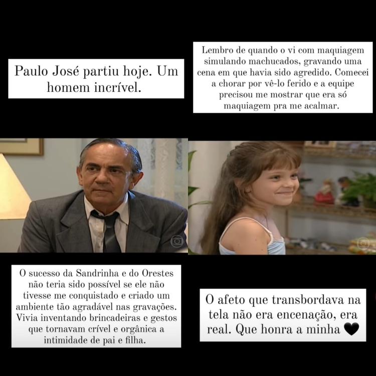 Cecilia Dassi rinde homenaje a Paulo Jose - clon / Instagram - clon / Instagram