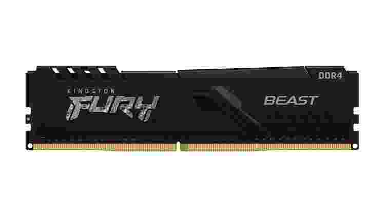 Memória Kingston Fury Beast, 32GB, 3200MHz, DDR4 - Divulgação/Kingston - Divulgação/Kingston