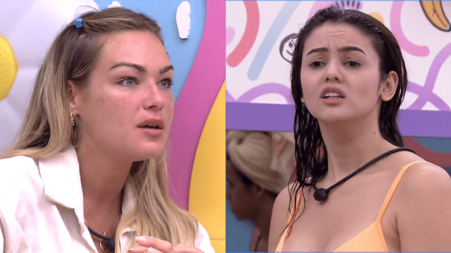 BBB 22: Bárbara e Eslovênia se desentendem no quarto lollipop - Reprodução/Globoplay