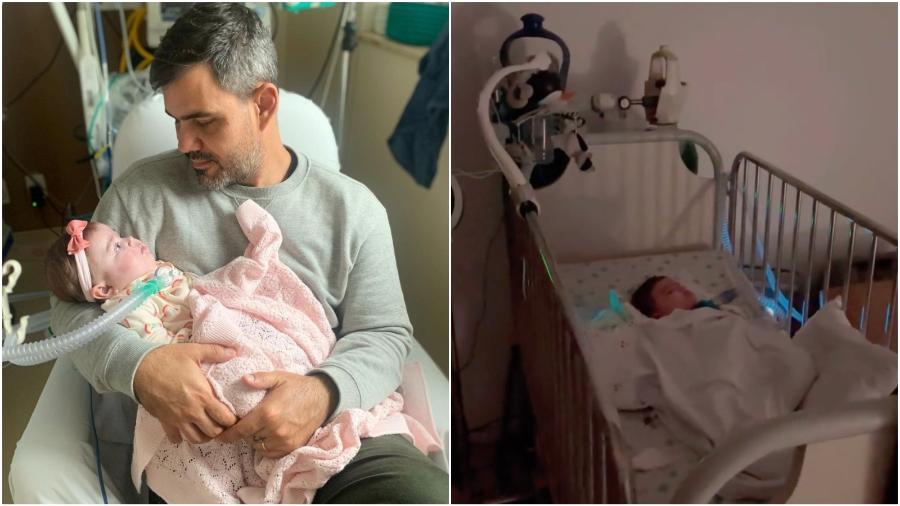 Maria Guilherme, filha de Juliano e Letícia Cazarré, recebe alta após sete meses - Reprodução/Instagram