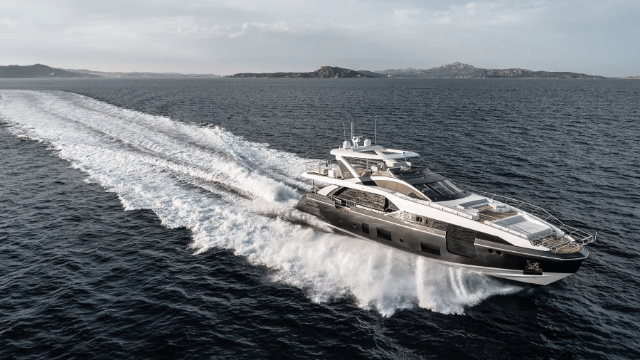 Azimut Grande 27 Metri, iate do modelo que Cristiano Ronaldo tem - Reprodução / Azimut Yachts