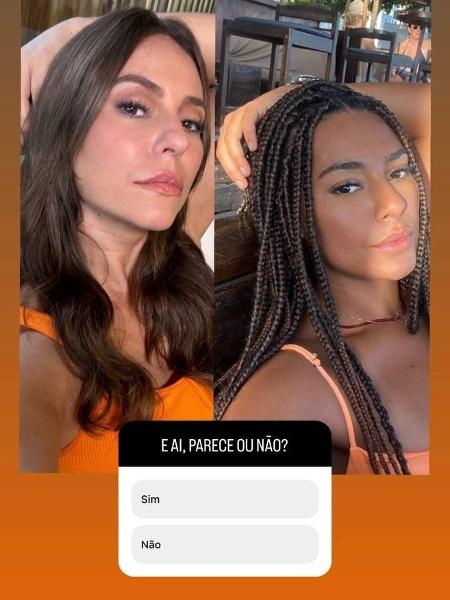 Paolla Oliveira recria foto de sósia que viralizou nas redes sociais