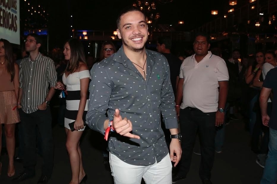 30.set.2015 - Wesley Safadão prestigiou a gravação do DVD da dupla Jorge e Mateus - Rafael Cusato/Photo Rio News