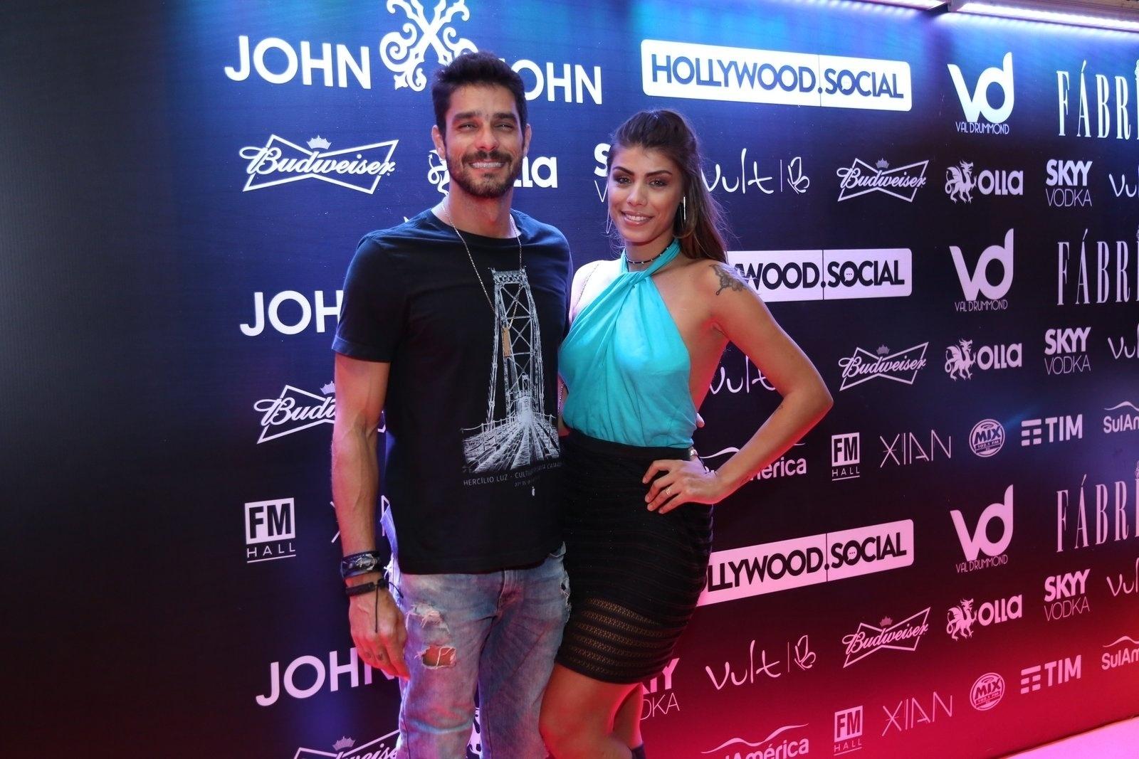 Justin Bieber deu bolo em famosos e não foi no afterparty de uma marca de roupas. O casal de ex-BBBs Diego e Fran participa de after party de show de Justin Bieber em casa noturna no Rio de Janeiro - Marcos Ferreira/Brazil News