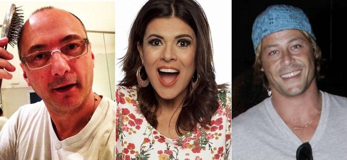 Britto Jr, Mara Maravilha e Theo Becker: eles se deram mal durante ou após "A Fazenda" - Fotomontagem/UOL