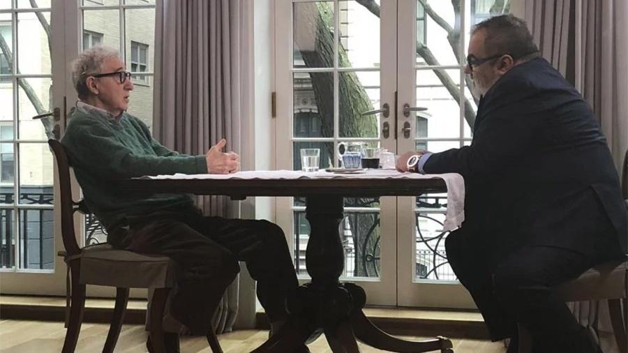 Woody Allen em entrevista à TV argentina - Reprodução