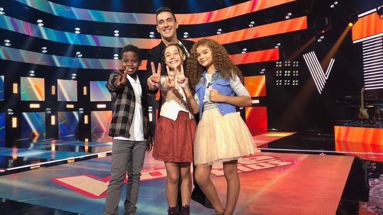 Jeremias Reis, Luiza Barbosa e Raylla Araújo, finalistas do "The Voice Kids" 2019 - Divulgação - Divulgação