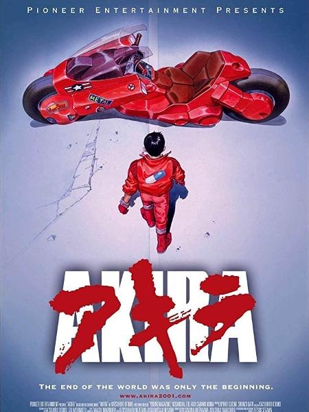 O pôster original de "Akira" (1988) - Divulgação/IMDb