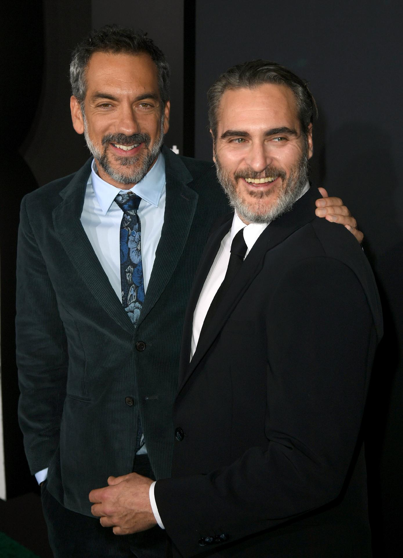 Todd Phillips e Joaquin Phoenix na premiere de Coringa em Los Angeles - Kevin Winter/Getty Images