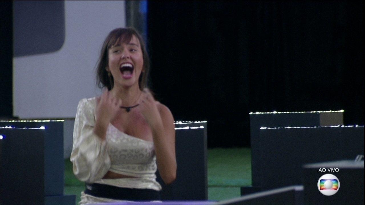 BBB 21: Thaís vence 9ª prova bate e volta - Reprodução/Globoplay
