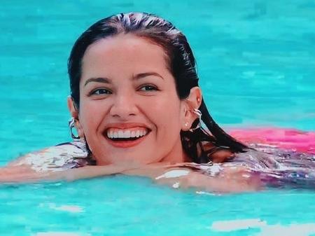 BBB 21: Juliette na piscina - Reprodução/Globoplay
