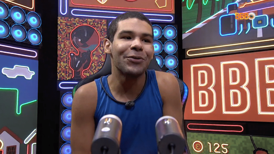 BBB 22: Vinicius aparece feliz ao dizer que descobriu seu propósito no programa - Reprodução/Globoplay