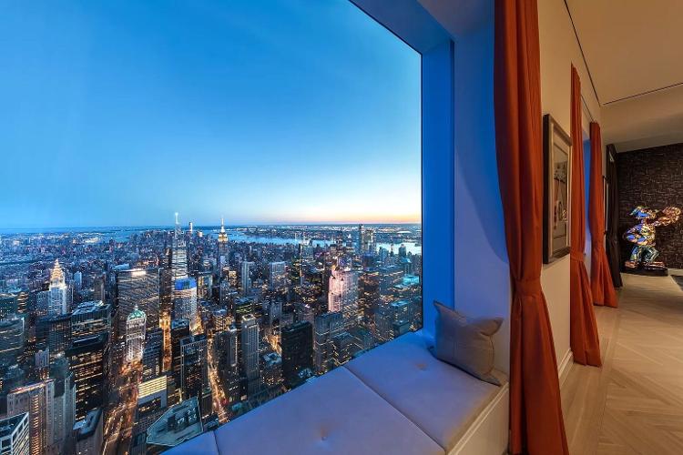 Vista da cobertura do 432 Park Avenue