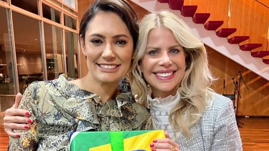 Michelle Bolsonaro e Karina Bacchi - Reprodução/ Instagram