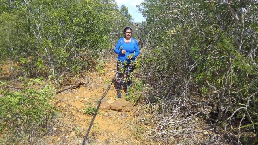 A agricultora Maria do Angico: "O IRPAA me ensinou muita coisa que nem meu pai conseguiu me passar. Eles me trouxeram a oportunidade e eu a agarrei". - Acervo IRPAA