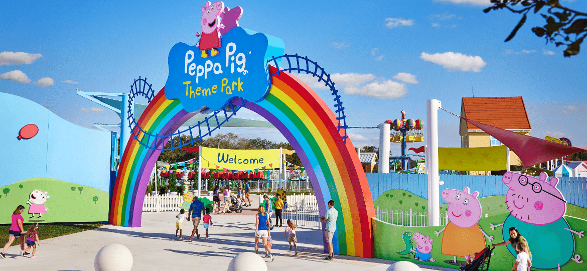Conceito do novo parque da personagem Peppa Pig na Alemanha, que deverá ser inaugurado em 2024 - Divulgação
