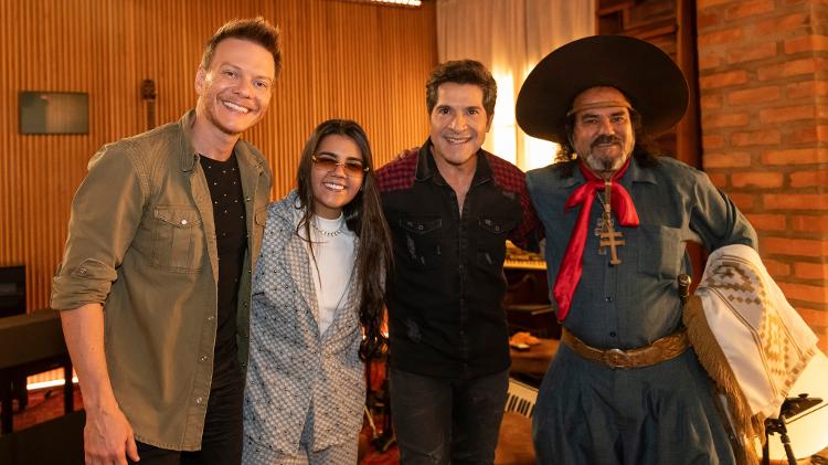 Viver Sertanejo: Michel Teló, Yasmim Santos e Baitaca gravam com Daniel