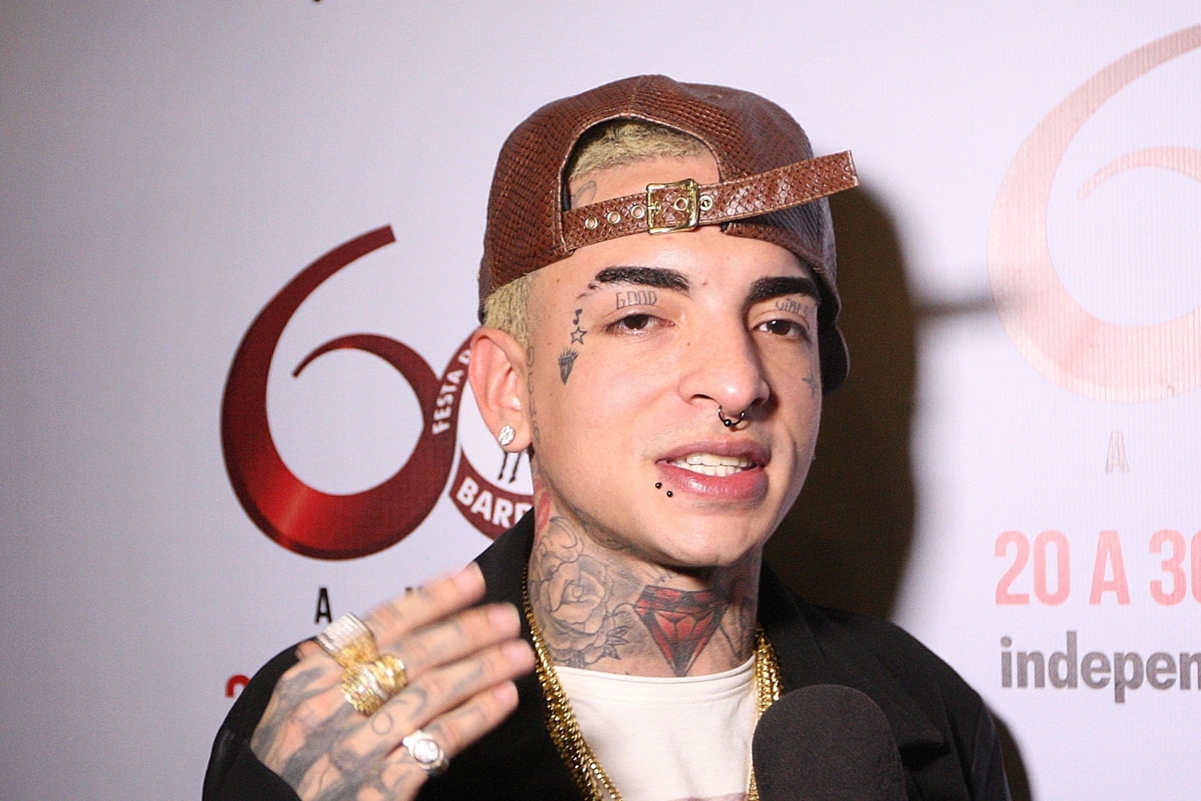 30.jul.2015 - MC Guimê comparece ao evento de lançamento da Festa do Peão de Barretos - Reinaldo Canato /UOL