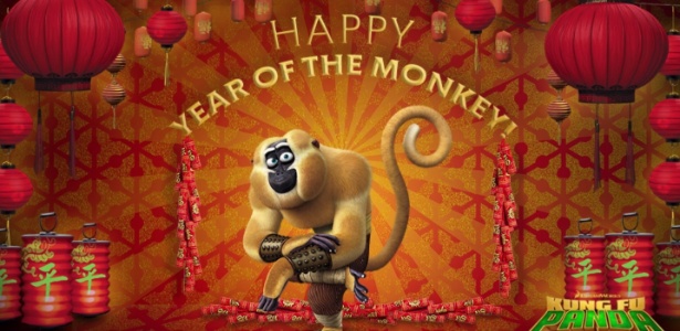 Ano do Macaco chinês começa nesta segunda-feira (8) e vai até 27 de janeiro de 2017 - Reprodução/Twitter