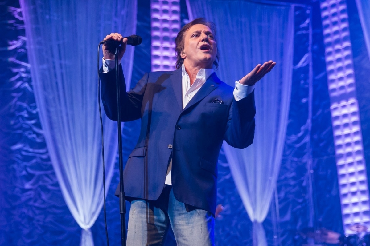 18.mar.2015 - Com a turnê ?O que Importa É a Gente Ser Feliz? , Fábio Jr. retorna ao palco do Citibank Hall, em São Paulo, para duas apresentações - Manuela Scarpa/Brazil News