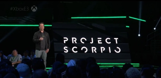 Anúncio do Scorpio causou furor na apresentação da Microsoft durante a E3 deste ano - Reprodução