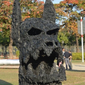 Obra Carranca Queimada (2016), de Alex Moreira (BA) - Divulgação - Divulgação