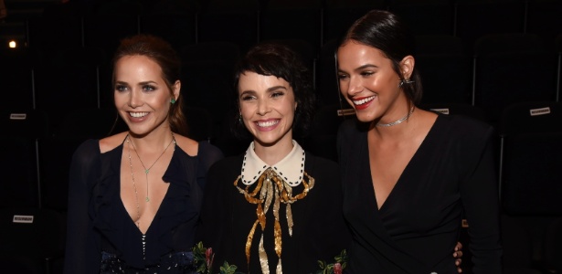 Leticia Colin, Debora Falabella e Bruna Marquezine no lançamento de "Nada Será como Antes" - Divulgação - Divulgação