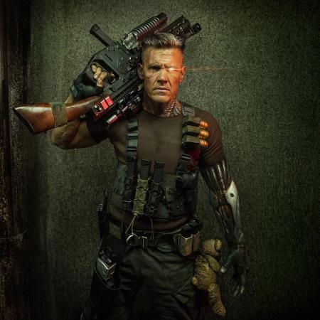 O personagem Cable, interpretado por Josh Brolin, estará em "Deadpool 2" - Divulgação - Divulgação
