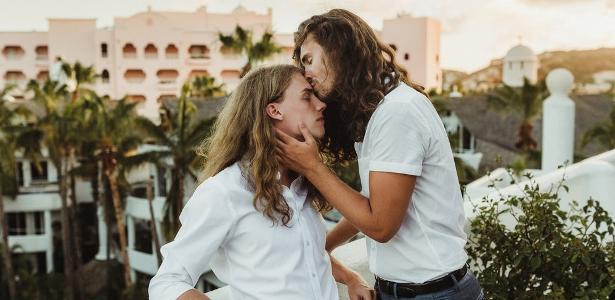 Fotos de casamento viralizam por causa dos cabelos dos noivos - 19/10 ...