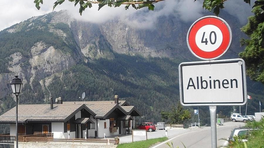 A cidade de Albinen, na Suíça - Reprodução/Instagram