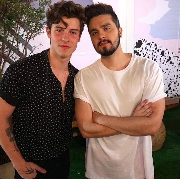 Luan Santana se encontra com Shawn Mendes no backstage do VillaMix Goiânia - Reprodução/Instagram/Luan Santana