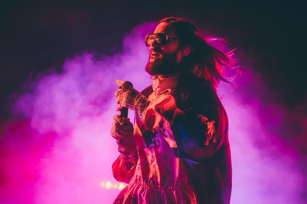 Usando seu talento como ator, Jared Leto dominou o público de São Paulo - Stephan Solon/Divulgação