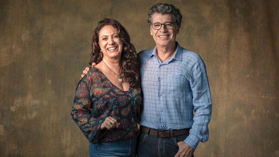 Eliane Giardini e Paulo Betti são Rania e Miguel em "Órfãos da Terra" - Paulo Belote/Globo