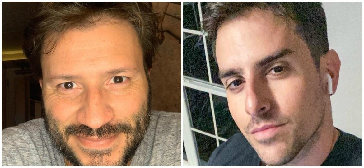 O publicitário Rodrigo Branco (à esquerda) está sendo confundido com o diretor Rodrigo Branco (à direita) - Instagram/Reprodução