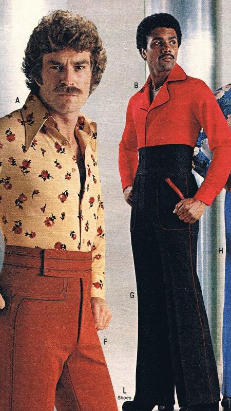 calça masculina anos 70