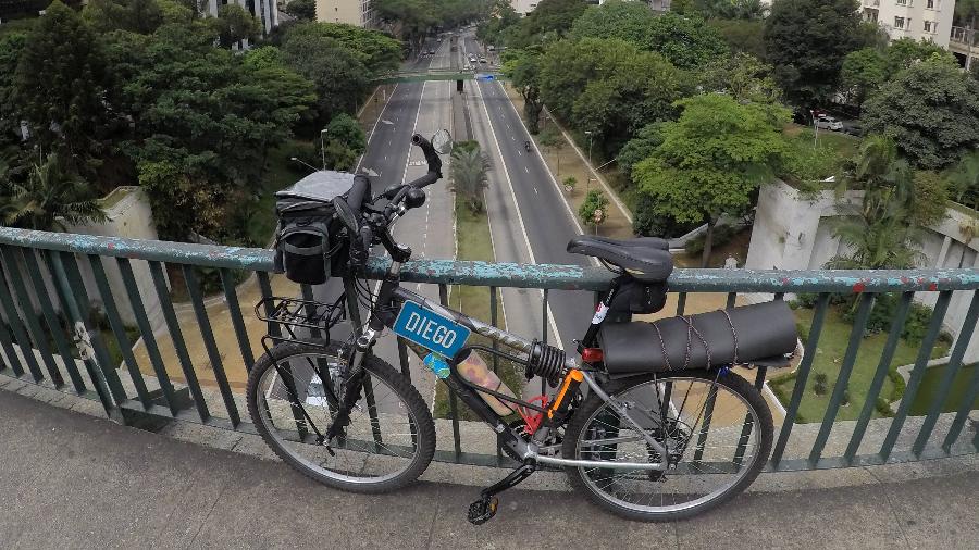 Bicicleta aro 26 usada por mim durante dez anos como meio de transporte em São Paulo - Diego Salgado/Acervo pessoal