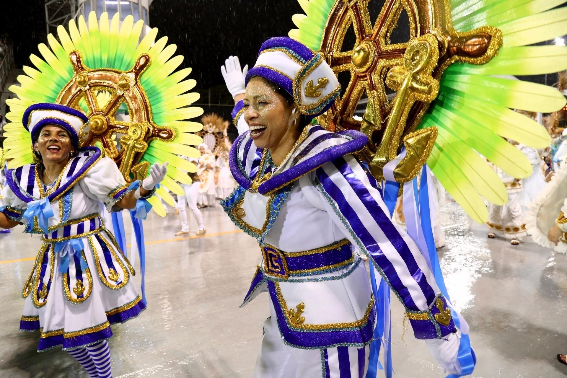 Desfile da Mocidade Alegre, segunda colocada no Grupo Especial - Cláudio Augusto/Ag.Brazil News