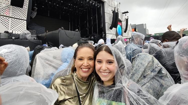 Mãe e filha vieram do RN para o Rock in Rio - Filipe Pavão/ UOL - Filipe Pavão/ UOL
