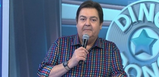 Fausto Silva se irrita após erro de Felipe Dylon em quadro do "Domingão" - Reprodução/TV Globo