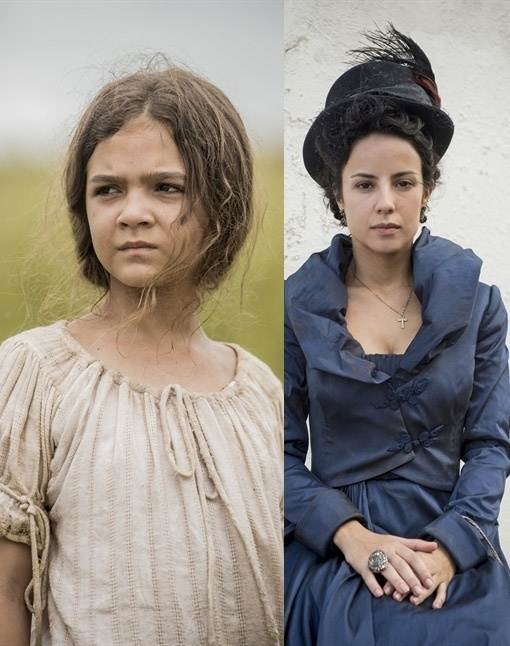 Joaquina ou Rosa (Mel Maia / Andreia Horta) - É por natureza uma grande heroína. Filha de Tiradentes (Thiago Lacerda) e Antônia (Letícia Sabatella), quando criança tem admiração pelo pai. Testemunha o enforcamento dele e é resgatada por Raposo (Dalton Vigh), que a cria como filha em Portugal. Cresce e é chamada pelo nome Rosa, para esconder sua verdadeira origem - João Cotta/TV Globo