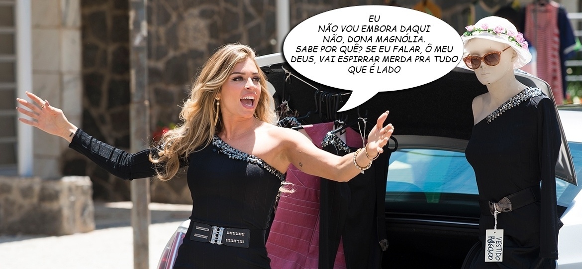 Balões Luciane Lei do Amor - Divulgação/TV Globo e Montagem/UOL